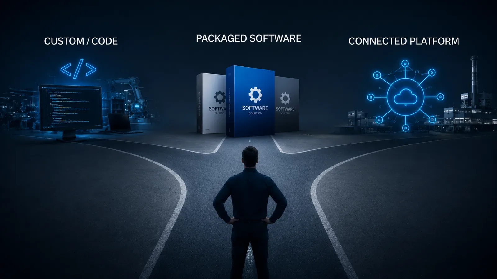 Make, Buy or Platform: der dritte Weg für Fertigungssoftware